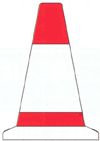 锥形交通标标志
